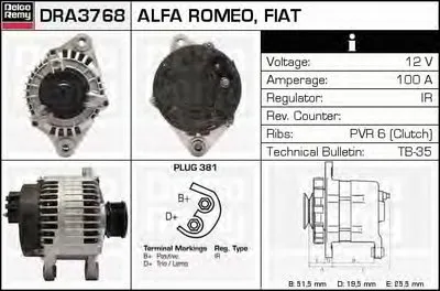 Генератор Remanufactured REMY (Light Duty) DELCO REMY купить