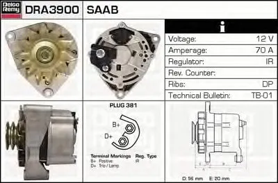 Генератор Remanufactured REMY (Light Duty) DELCO REMY купить