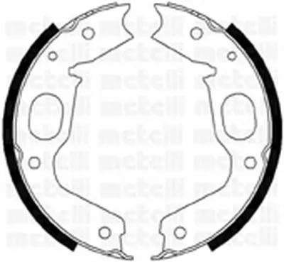 Комплект тормозных колодок, стояночная тормозная система METELLI купить