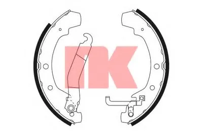 Комплект тормозных колодок NK купить