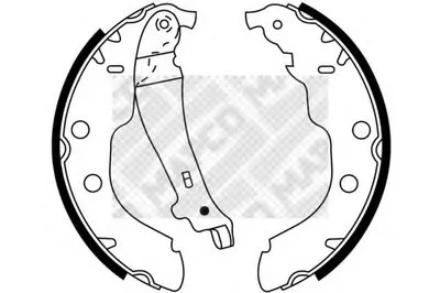 Комплект тормозных колодок MAPCO купить