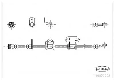 Тормозной шланг CORTECO купить