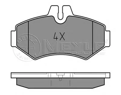 Комплект тормозных колодок, дисковый тормоз MEYLE купить