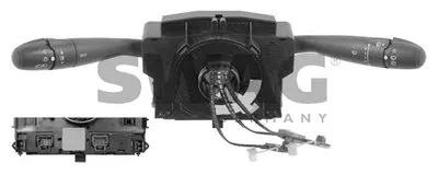 Выключатель, головной свет; Переключатель указателей поворота; Переключатель стеклоочистителя; Выключатель на колонке рулевого управления SWAG купить