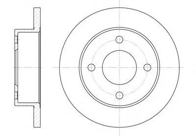 Тормозной диск REMSA купить
