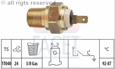 Термовыключатель, вентилятор радиатора FACET купить