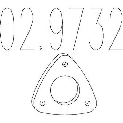 Прокладка, труба выхлопного газа MTS купить