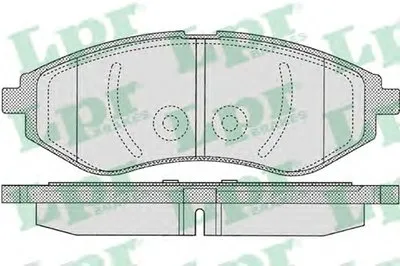Комплект тормозных колодок, дисковый тормоз LPR купить