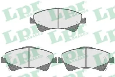 Комплект тормозных колодок, дисковый тормоз LPR купить
