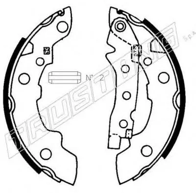 Комплект тормозных колодок TRUSTING купить
