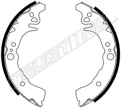 Комплект тормозных колодок TRUSTING купить