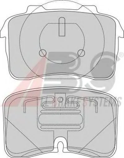 Комплект тормозных колодок, дисковый тормоз A.B.S. купить