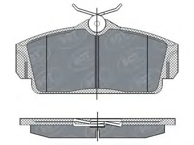 Комплект тормозных колодок, дисковый тормоз SCT Germany купить