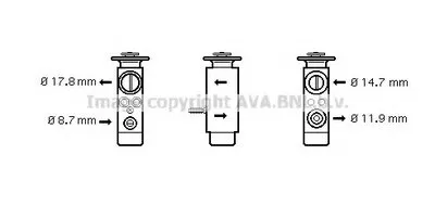 Расширительный клапан, кондиционер AVA QUALITY COOLING купить