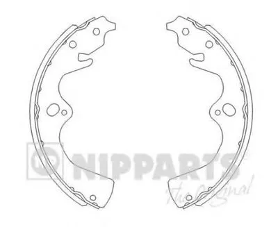 Комплект тормозных колодок NIPPARTS купить