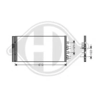 Конденсатор, кондиционер DIEDERICHS купить