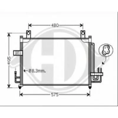 Конденсатор, кондиционер DIEDERICHS купить