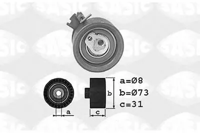 Натяжной ролик, ремень ГРМ SASIC купить