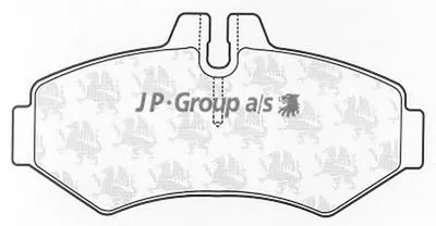 Комплект тормозных колодок, дисковый тормоз QH JP GROUP купить