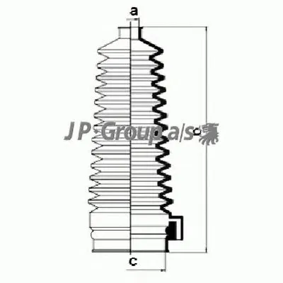 Комплект пылника, рулевое управление QH JP GROUP купить