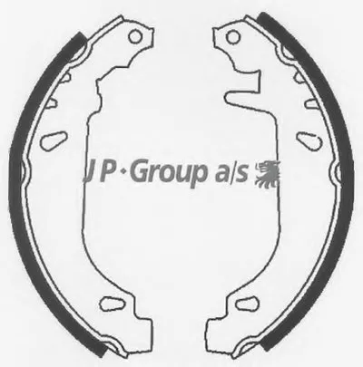 Комплект тормозных колодок QH JP GROUP купить