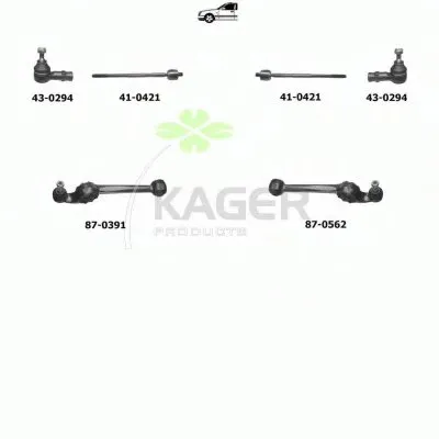 Подвеска колеса KAGER купить