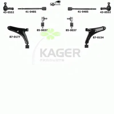 Подвеска колеса KAGER купить