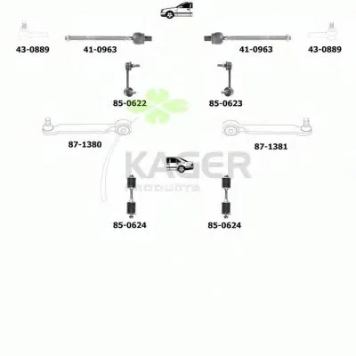 Подвеска колеса KAGER купить