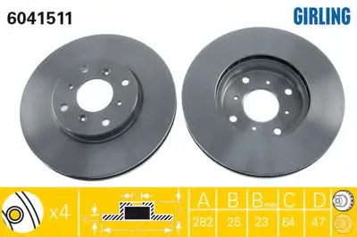 Тормозной диск GIRLING купить