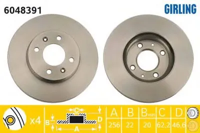 Тормозной диск GIRLING купить