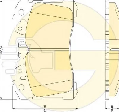 Комплект тормозных колодок, дисковый тормоз GIRLING купить