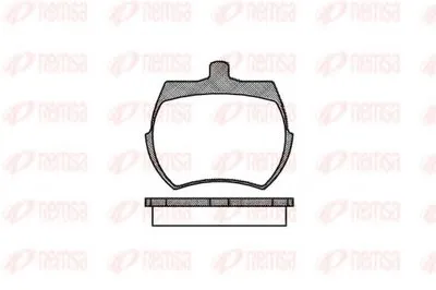 Комплект тормозных колодок, дисковый тормоз KAWE купить