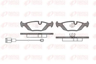 Комплект тормозных колодок, дисковый тормоз KAWE купить