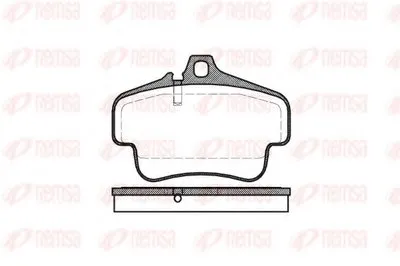 Комплект тормозных колодок, дисковый тормоз KAWE купить