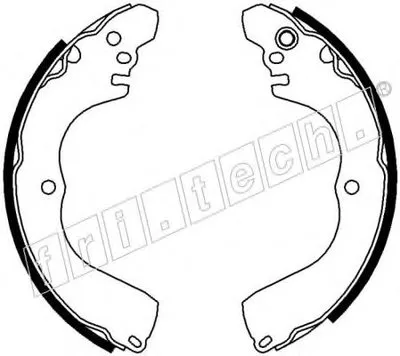 Комплект тормозных колодок fri.tech. купить