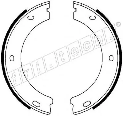 Комплект тормозных колодок, стояночная тормозная система fri.tech. купить