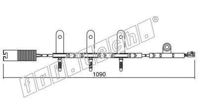 Сигнализатор, износ тормозных колодок fri.tech. купить