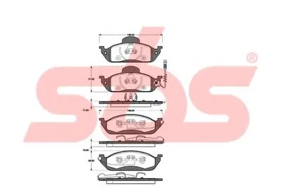 Комплект тормозных колодок, дисковый тормоз sbs купить