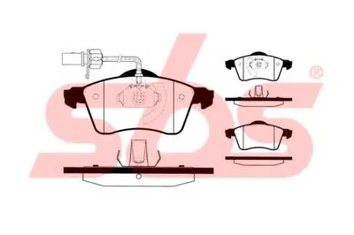 Комплект тормозных колодок, дисковый тормоз sbs купить
