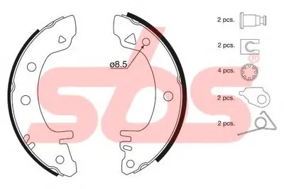 Комплект тормозных колодок sbs купить