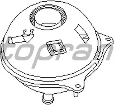 Компенсационный бак, охлаждающая жидкость TOPRAN купить