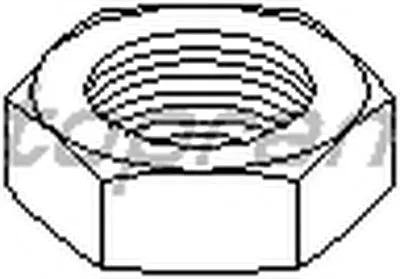 Гайка, шейка оси TOPRAN купить