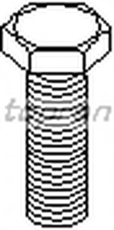 Болт, корпус скобы тормоза TOPRAN купить