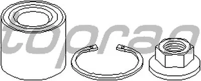 Комплект подшипника ступицы колеса TOPRAN купить