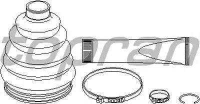 Комплект пылника, приводной вал TOPRAN купить