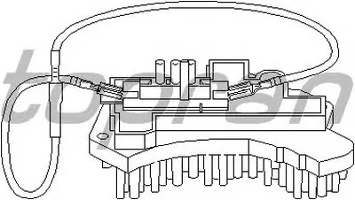 Выключатель вентилятора, отопление / вентиляция TOPRAN купить