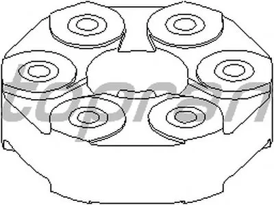 Шарнир, продольный вал TOPRAN купить