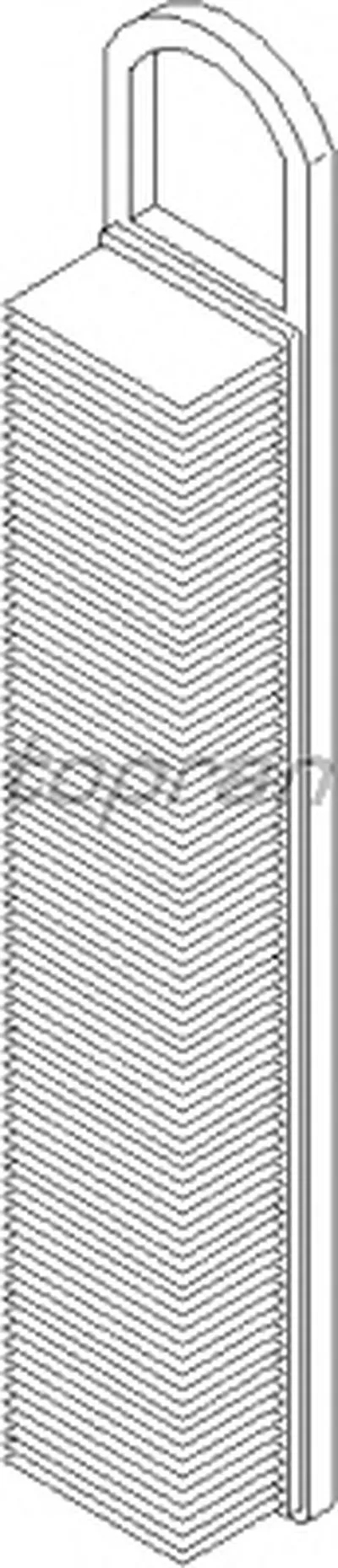 Воздушный фильтр TOPRAN купить