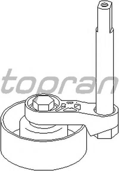 Натяжной ролик, поликлиновой  ремень TOPRAN купить