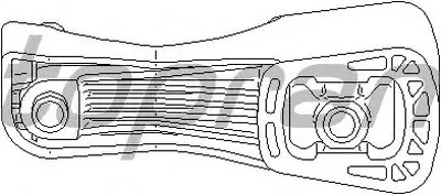 Кронштейн двигателя TOPRAN купить